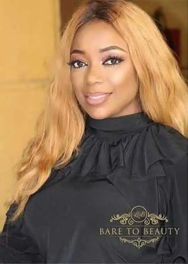 Nollywood Actress Bimbo Akintola Stuns in Blonde Hair